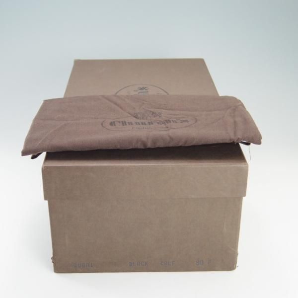 美品★チャーチ 80F/UK8【★ストレートチップ/DUBAI】136ラスト/5都市ロゴ/カーフ/黒/メンズ/Church's★f193