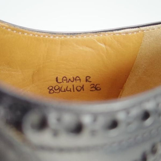 極上★チャーチ(レディース) SIZE 36【定価￥92,400-★ダブルモンク/LANA R】ポリッシュドバインダーカーフ/黒/Church's★f194
