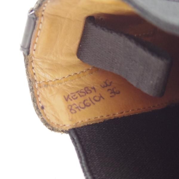 美品★チャーチ(レディース) SIZE 36【定価￥96,800-★KETSBY WG/サイドゴアブーツ】ポリッシュドバインダーカーフ/黒/Church's★f195