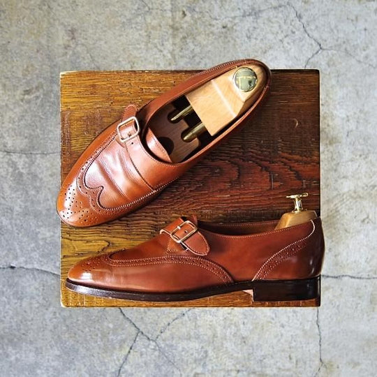 極上★クロケット&ジョーンズ(レディース) 5C【貴重★ロイドフットウェア別注/LloydFootwear】587ラスト/茶/Crockett&Jones★f196