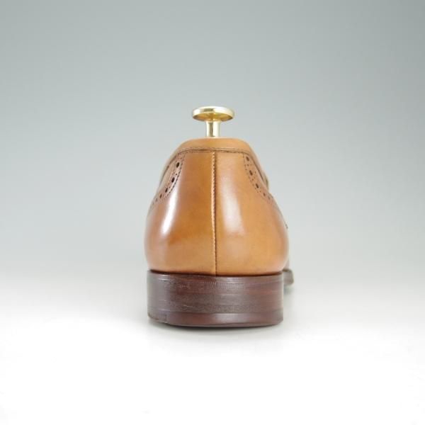 極上★クロケット&ジョーンズ UK9/US9.5D【★ブルックスブラザーズ別注/Peal&co】317ラスト/コインローファー/茶/Crockett&Jones★f197