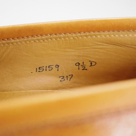 極上★クロケット&ジョーンズ UK9/US9.5D【★ブルックスブラザーズ別注/Peal&co】317ラスト/コインローファー/茶/Crockett&Jones★f197