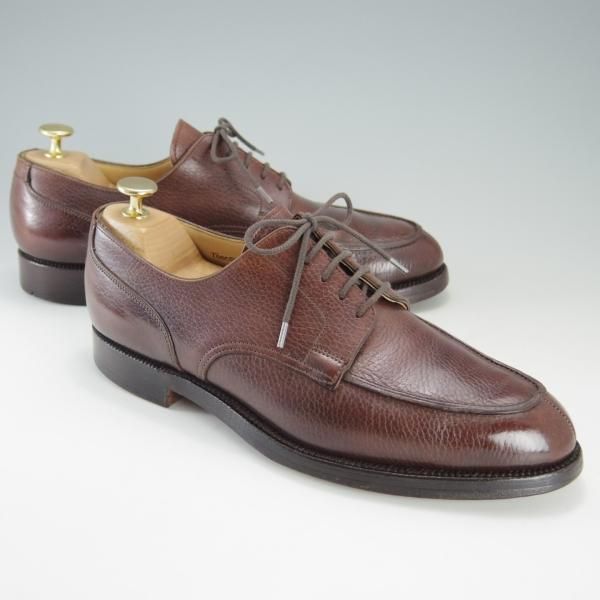 極上★クロケット&ジョーンズ UK7.5/US8D【貴重★ブルックスブラザーズ別注/Peal&co】325ラスト/Uチップ/茶/メンズ/Crockett&Jones★f198