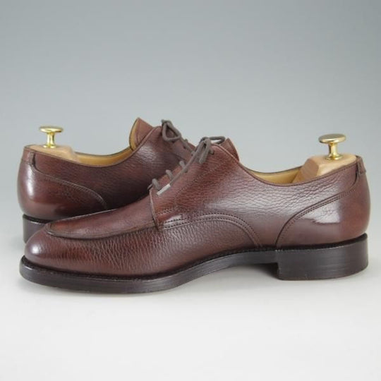 極上★クロケット&ジョーンズ UK7.5/US8D【貴重★ブルックスブラザーズ別注/Peal&co】325ラスト/Uチップ/茶/メンズ/Crockett&Jones★f198