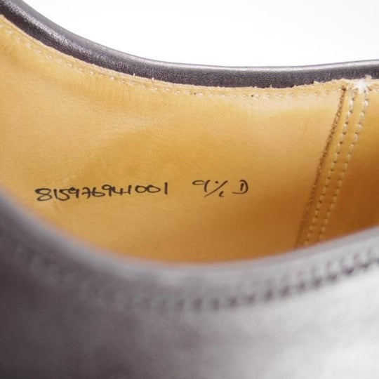 美品★クロケット&ジョーンズ UK9/US9.5D【★ラルフローレン別注/Ralph Lauren】プレーントゥ/カーフ/黒/メンズ/Crockett&Jones★f199