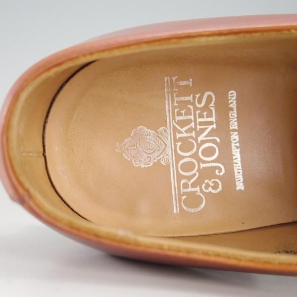 極上★クロケット&ジョーンズ 6E【定価￥86,900-★CONNAUGHT/ストレートチップ】236ラスト/カーフ/Chestnut/茶/Crockett&Jones★f200