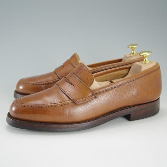 極上★クロケット&ジョーンズ 6E【定価￥83,600-★ダイナイトソール仕様/コインローファー】BOSTON/314ラスト/TAN/Crockett&Jones★f201