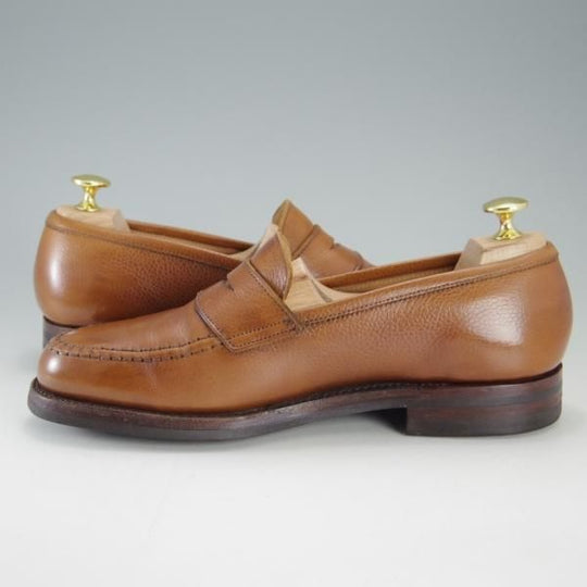 極上★クロケット&ジョーンズ 6E【定価￥83,600-★ダイナイトソール仕様/コインローファー】BOSTON/314ラスト/TAN/Crockett&Jones★f201