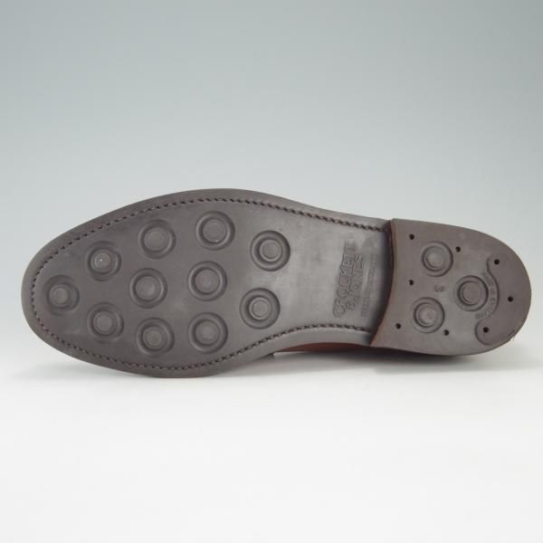 極上★クロケット&ジョーンズ 6E【定価￥83,600-★ダイナイトソール仕様/コインローファー】BOSTON/314ラスト/TAN/Crockett&Jones★f201