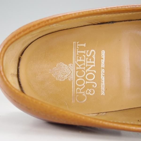 極上★クロケット&ジョーンズ 6E【定価￥83,600-★ダイナイトソール仕様/コインローファー】BOSTON/314ラスト/TAN/Crockett&Jones★f201