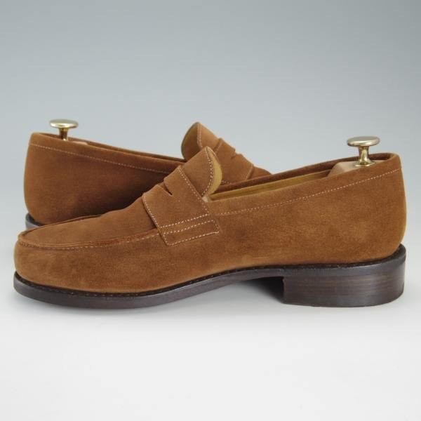 極美品★パラブーツ SIZE 6【定価￥72,600-★DAX/コインローファー】ダックス/ギャラクシーソール/スエード/茶/メンズ/Paraboot★f203