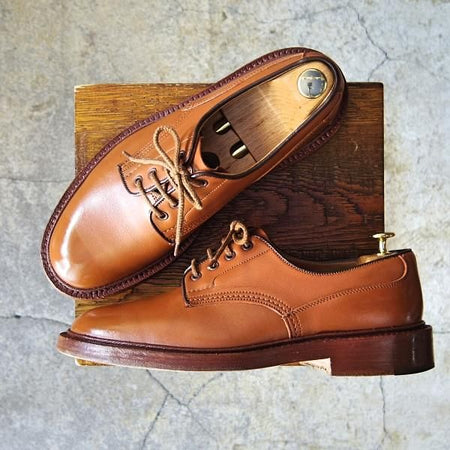 美品★トリッカーズ SIZE 8.5【定価￥84,240-★プレーントゥ/Woodstock/M5636】シーシェイド/カントリー/短靴/メンズ/Tricker's★f204