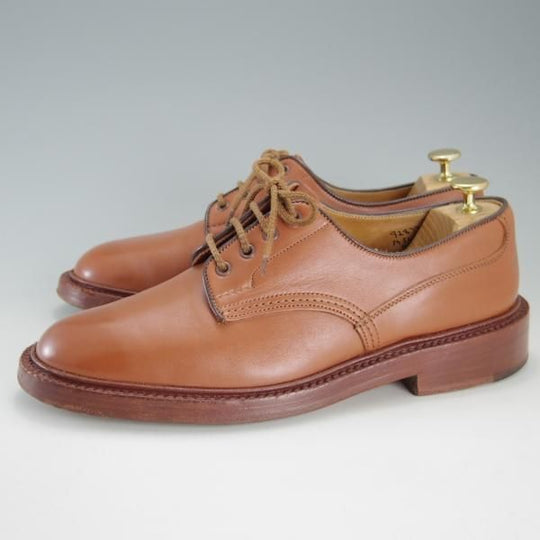 美品★トリッカーズ SIZE 8.5【定価￥84,240-★プレーントゥ/Woodstock/M5636】シーシェイド/カントリー/短靴/メンズ/Tricker's★f204