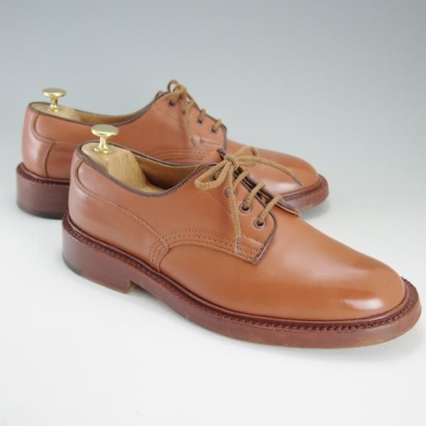 美品★トリッカーズ SIZE 8.5【定価￥84,240-★プレーントゥ/Woodstock/M5636】シーシェイド/カントリー/短靴/メンズ/Tricker's★f204