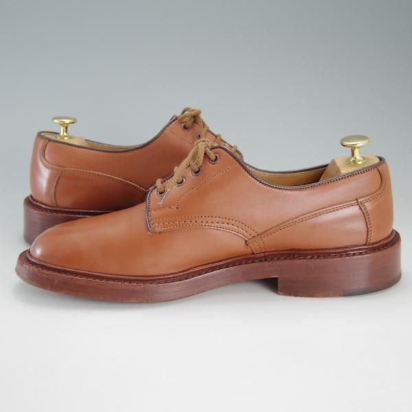 美品★トリッカーズ SIZE 8.5【定価￥84,240-★プレーントゥ/Woodstock/M5636】シーシェイド/カントリー/短靴/メンズ/Tricker's★f204