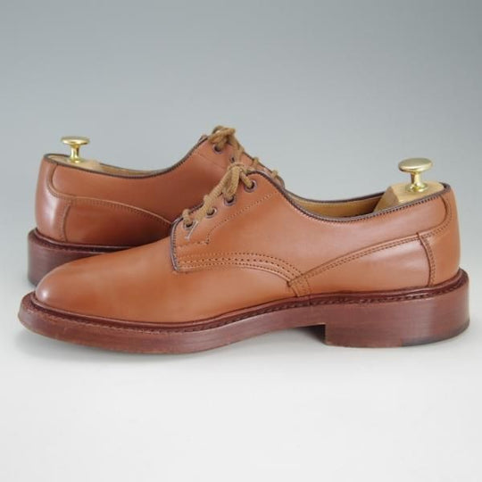 美品★トリッカーズ SIZE 8.5【定価￥84,240-★プレーントゥ/Woodstock/M5636】シーシェイド/カントリー/短靴/メンズ/Tricker's★f204
