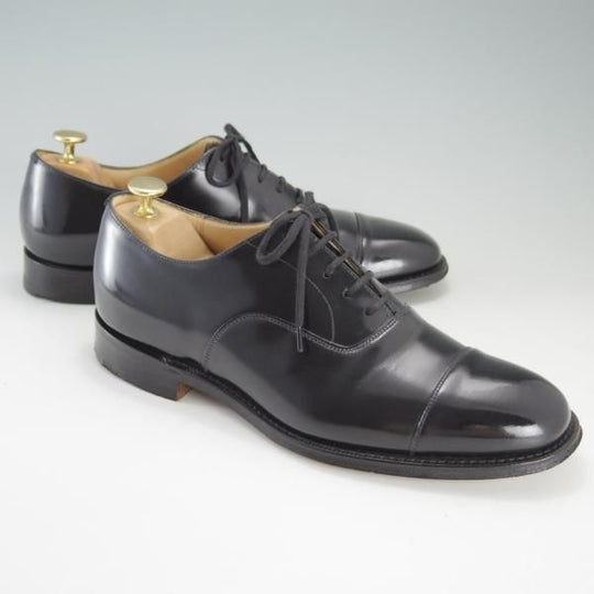 極上★チャーチ 70F/UK7【貴重100ラスト★コンサル同仕様/BALMORAL】ストレートチップ/ポリッシュドバインダーカーフ/黒/Church's★f205