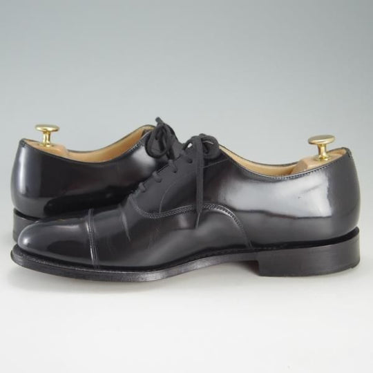 極上★チャーチ 70F/UK7【貴重100ラスト★コンサル同仕様/BALMORAL】ストレートチップ/ポリッシュドバインダーカーフ/黒/Church's★f205