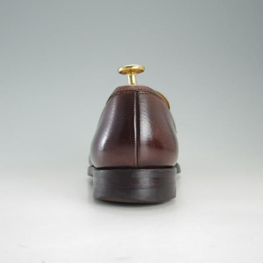 極上★クロケット&ジョーンズ 7E【定価￥83,600-★ダイナイトソール仕様/コインローファー】BOSTON/314ラスト/濃茶/Crockett&Jones★f209