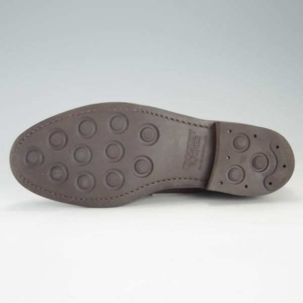 極上★クロケット&ジョーンズ 7E【定価￥83,600-★ダイナイトソール仕様/コインローファー】BOSTON/314ラスト/濃茶/Crockett&Jones★f209