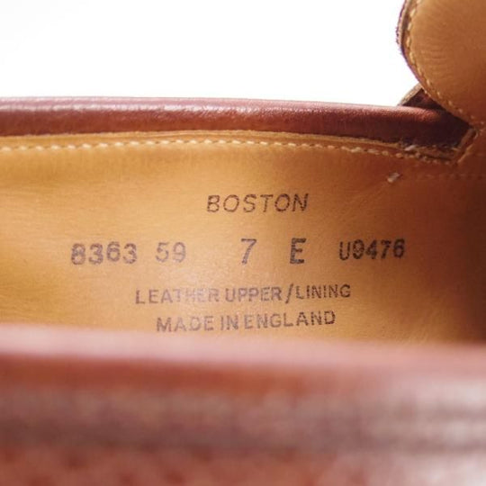 極上★クロケット&ジョーンズ 7E【定価￥83,600-★ダイナイトソール仕様/コインローファー】BOSTON/314ラスト/濃茶/Crockett&Jones★f209