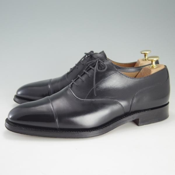 美品★(英)チーニー 9F【貴重★ユナイテッドアローズ別注/ストレートチップ】カーフ/黒/メンズ/UNITED ARROWS/CHEANEY★f211