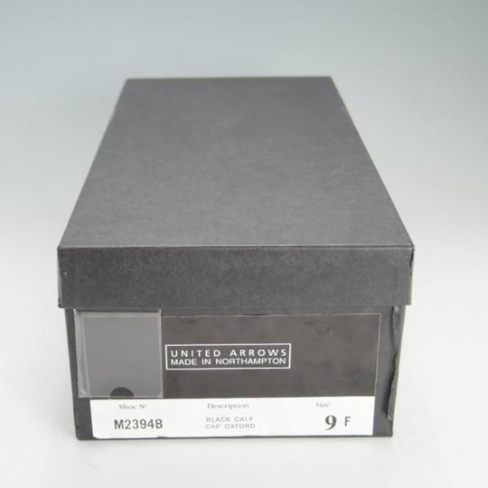 美品★(英)チーニー 9F【貴重★ユナイテッドアローズ別注/ストレートチップ】カーフ/黒/メンズ/UNITED ARROWS/CHEANEY★f211