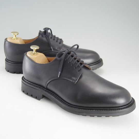 ほぼ試着程度★(英)アルフレッド・サージェント SIZE 7【コマンドソール仕様★プレーントゥ/MAINE 2】カーフ/黒/Alfred Sargent★f216