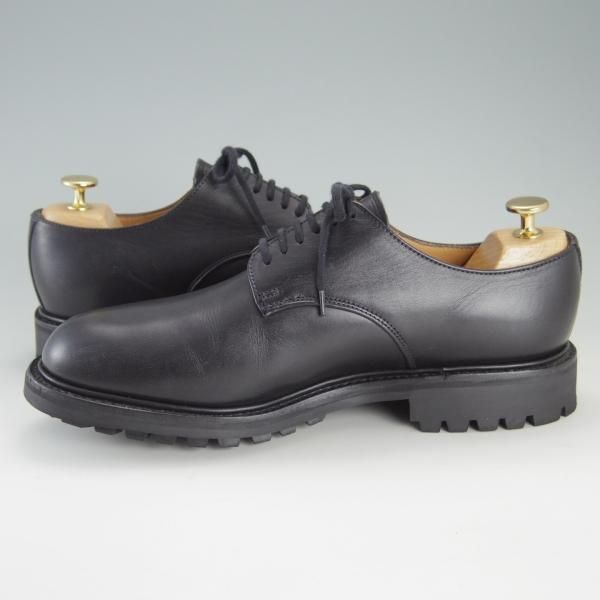 【ALFRED SERGEANT】黒 プレーントゥ SIZE 7 1/2 ALFRED SERGEANT】黒 プレーントゥ SIZE 7 1/2 ALFRED SERGEANT