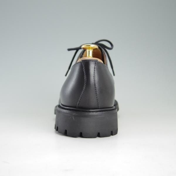 ほぼ試着程度★(英)アルフレッド・サージェント SIZE 7【コマンドソール仕様★プレーントゥ/MAINE 2】カーフ/黒/Alfred Sargent★f216