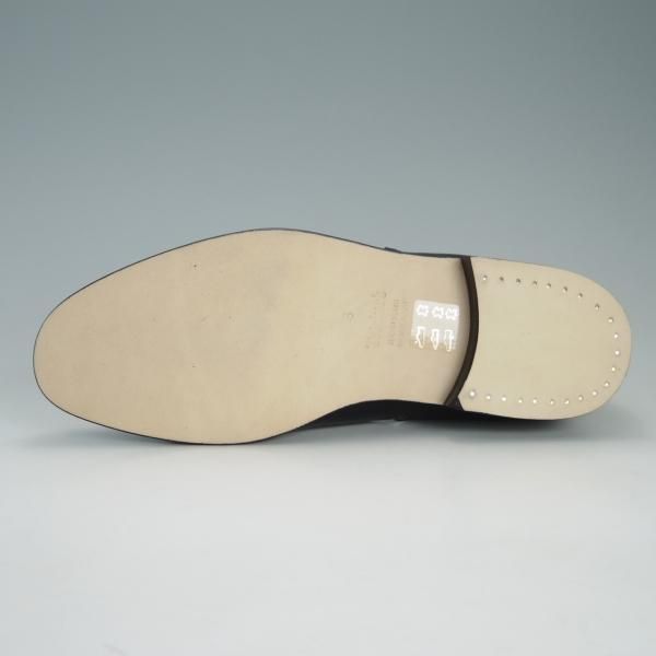 新品★トリッカーズ SIZE 6【定価￥50,600-★ルームシューズ/STIRLING】スターリン/スリッポン/カーフ/黒/メンズ/Tricker's★f217