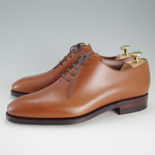 新品★(スペイン製)カルミナ SIZE 6【モデル定価￥72,600-★ホールカット/910】RAINラスト/カーフ/茶/メンズ/CARMINA★f218