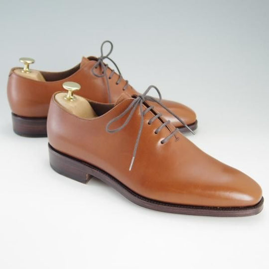 新品★(スペイン製)カルミナ SIZE 6【モデル定価￥72,600-★ホールカット/910】RAINラスト/カーフ/茶/メンズ/CARMINA★f218