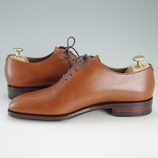 新品★(スペイン製)カルミナ SIZE 6【モデル定価￥72,600-★ホールカット/910】RAINラスト/カーフ/茶/メンズ/CARMINA★f218