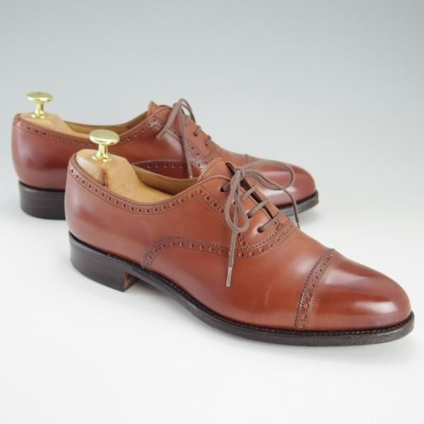 極上★(スペイン製)カルミナ(レディース) SIZE 6【定価￥66,960-★トレーディングポスト別注/クォーターブローグ】1200/茶/CARMINA★f219