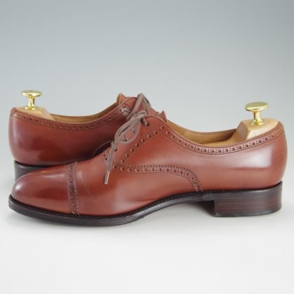 極上★(スペイン製)カルミナ(レディース) SIZE 6【定価￥66,960-★トレーディングポスト別注/クォーターブローグ】1200/茶/CARMINA★f219