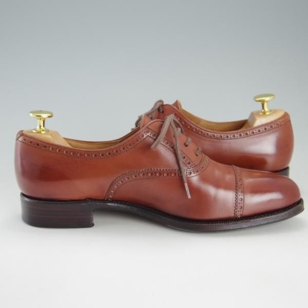 極上★(スペイン製)カルミナ(レディース) SIZE 6【定価￥66,960-★トレーディングポスト別注/クォーターブローグ】1200/茶/CARMINA★f219