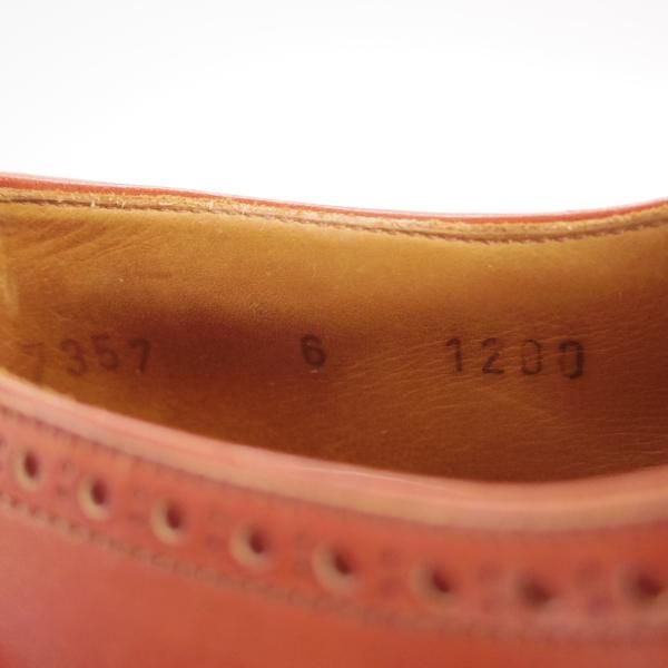 極上★(スペイン製)カルミナ(レディース) SIZE 6【定価￥66,960-★トレーディングポスト別注/クォーターブローグ】1200/茶/CARMINA★f219