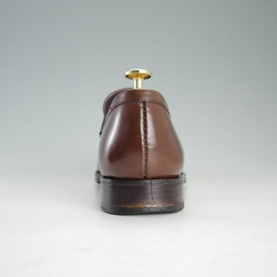 極上★(スペイン製)カルミナ SIZE 6.5【定価￥72,600-★コインローファー/923】FORESTラスト/カーフ/MARRON/濃茶/メンズ/CARMINA★f220