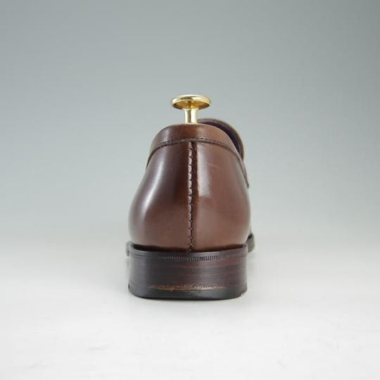 極上★(スペイン製)カルミナ SIZE 6.5【定価￥72,600-★コインローファー/923】FORESTラスト/カーフ/MARRON/濃茶/メンズ/CARMINA★f220