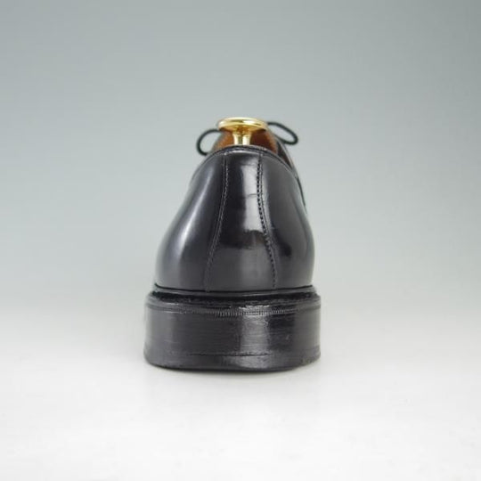 極上★クロケット&ジョーンズ 7E【★プレーントゥ/CARLISLE】ポリッシュレザー/黒/メンズ/Crockett&Jones★f223