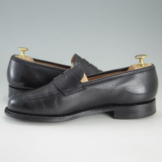 極上★クロケット&ジョーンズ 7E【定価￥83,600-★ダイナイトソール仕様/コインローファー】BOSTON/314ラスト/黒/Crockett&Jones★f224