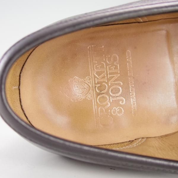 極上★クロケット&ジョーンズ 7E【定価￥83,600-★ダイナイトソール仕様/コインローファー】BOSTON/314ラスト/黒/Crockett&Jones★f224