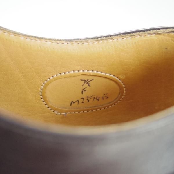 極上★(英)チーニー 7.5F【貴重★ユナイテッドアローズ別注/ストレートチップ】カーフ/黒/メンズ/UNITED ARROWS/CHEANEY★f226