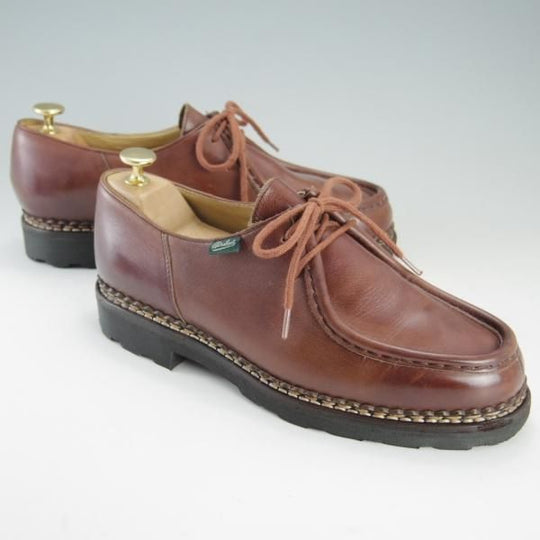 美品★パラブーツ SIZE 41【定価￥71,500-★ミカエル/MICHAEL】チロリアンシューズ/リスレザー/MARRON/マロン/メンズ/Paraboot★f227
