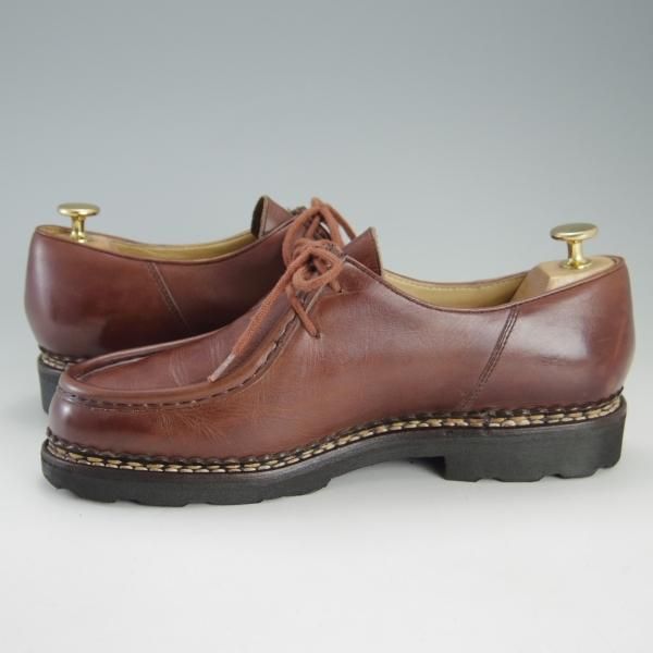 美品★パラブーツ SIZE 41【定価￥71,500-★ミカエル/MICHAEL】チロリアンシューズ/リスレザー/MARRON/マロン/メンズ/Paraboot★f227