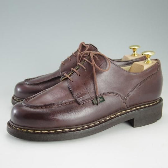 美品★パラブーツ SIZE 6【定価￥71,500-★シャンボード/CHAMBORD】TEXソール/リスレザー/CAFE/カフェ/濃茶/Uチップ/Paraboot★f228