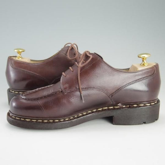 美品★パラブーツ SIZE 6【定価￥71,500-★シャンボード/CHAMBORD】TEXソール/リスレザー/CAFE/カフェ/濃茶/Uチップ/Paraboot★f228