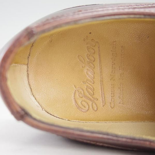 美品★パラブーツ SIZE 6【定価￥71,500-★シャンボード/CHAMBORD】TEXソール/リスレザー/CAFE/カフェ/濃茶/Uチップ/Paraboot★f228