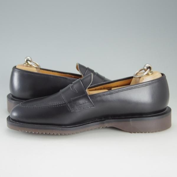 新品★ロイドフットウェア SIZE 5.5【貴重★(英)ホワイト社製/コインローファー】カーフ/黒/メンズ/Lloyd Footwear★f240